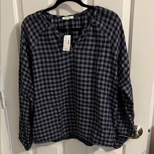 Plaid Women's Top - Maurice’s XL NWT